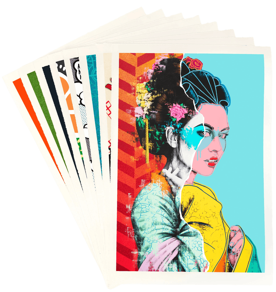 Fin DAC, ‘Fin - HomEage Box Set’, 2024, Print, 8 hand deckled edge archival prints on Somerset Enhanced Satin radiant white 330gsm, null, Numbered, Handfinished