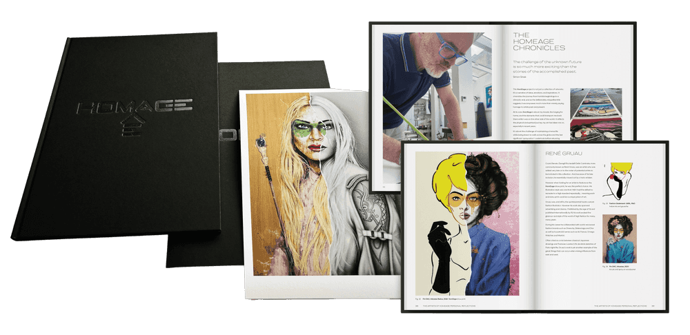 Fin DAC, ‘HomEage - The Show Book with print’, 2024, Print, The Show Book with A4 'Dragonmere' print in presentation folder , West Contemporary, Numbered