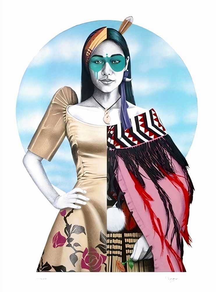 Fin DAC, ‘Selenaia’, 02-12-2019, Print, 8 Layer Screenprint. UV Light Fast Inks on 300gsm Art Board, Street Prints, Numbered