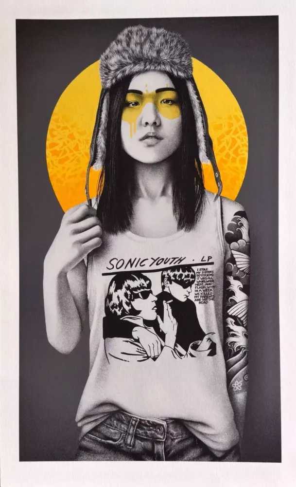 Fin DAC, ‘Sonica’, 2021, Print, Giclee print on Epson Legacy Etching 100% Cotton Fibre / Matte Finish / Textures Surface 314 gsm paper, null, 