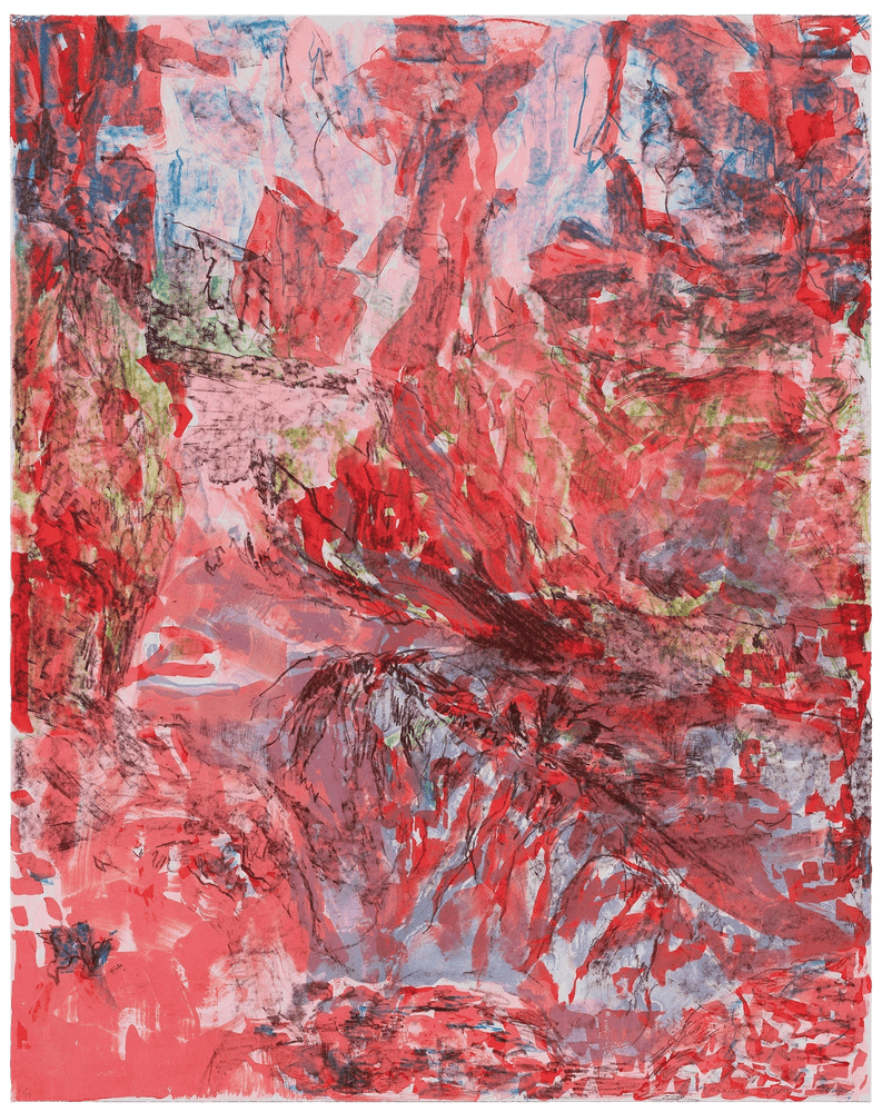 Francesca Mollett, ‘Blushed Hum’, 2024, Print, 5 colour lithograph on Somerset Satin White 300gsm., Counter editions, Numbered