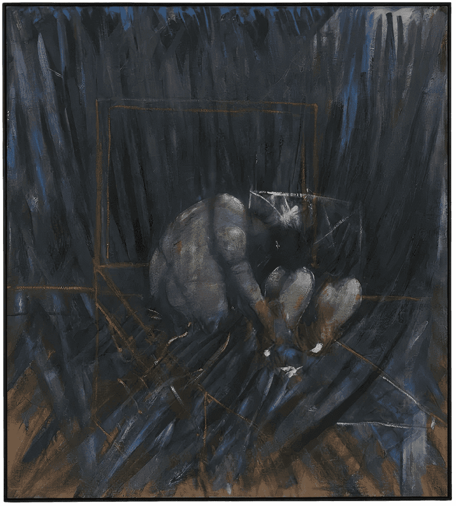 Francis Bacon, ‘Q5 Figures in a Landscape’, 2015, Print, Giclée print mounted on aluminium, framed, Heni, Numbered, Framed