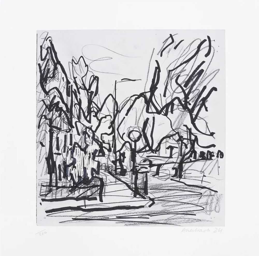 Frank Auerbach, ‘Sketch for 'Mornington Terrace' 2015/16’, 2024, Print, Giclee print on 330gsm somerset velvet 100% cotton rag paper, The Courtauld, Numbered