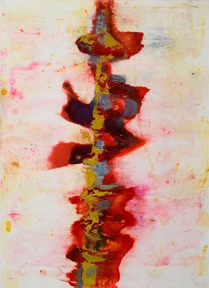 Frank Bowling, ‘Octoberbloom II’, 01-10-2022, Print, Polymer gravure print, Royal Academy, Numbered