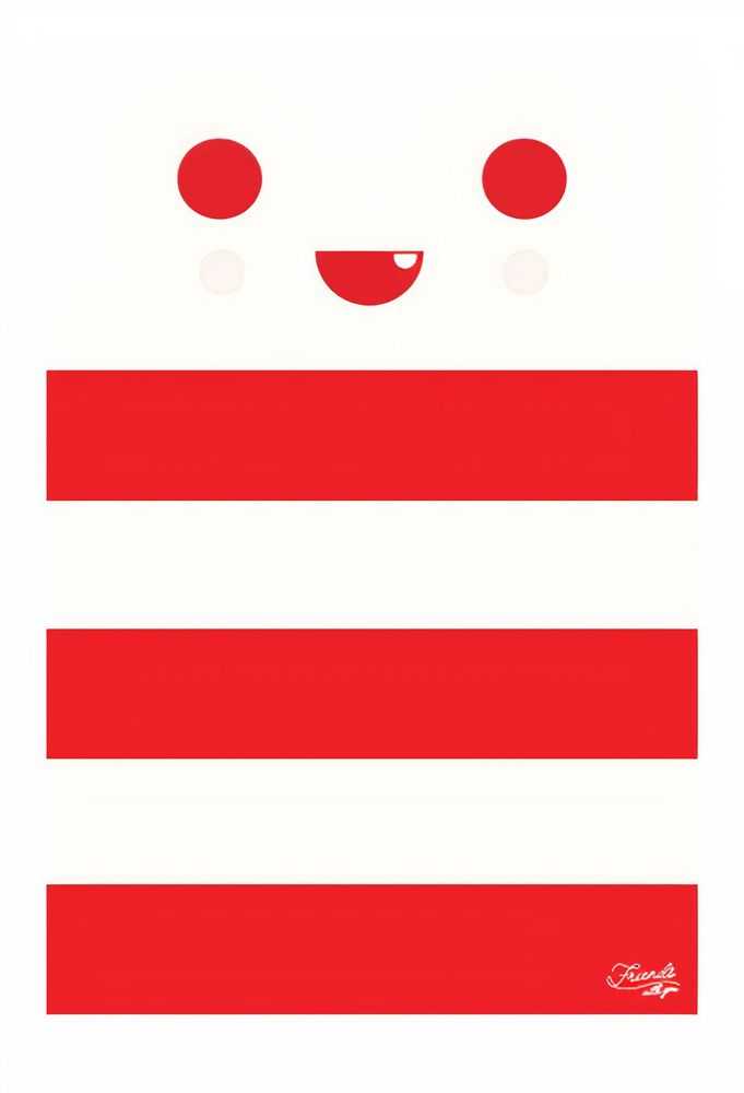 Friends With You, ‘Red Stripe’, 2010, Print, Archival Print on Canson 310gsm Rag Photographique Paper, Magic Pony, Numbered