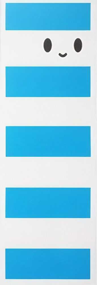 Friends With You, ‘Sky Totem (Blue)’, 28-05-2015, Print, Silkscreen on 90# Coventry Rag White Paper, Self-released, Numbered
