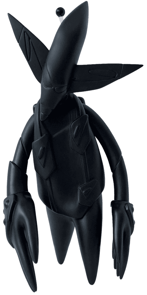 Futura, ‘FL 001 Pointman Figure (Black)’, 22-09-2021, Sculpture, Vinyl, Self-released, 