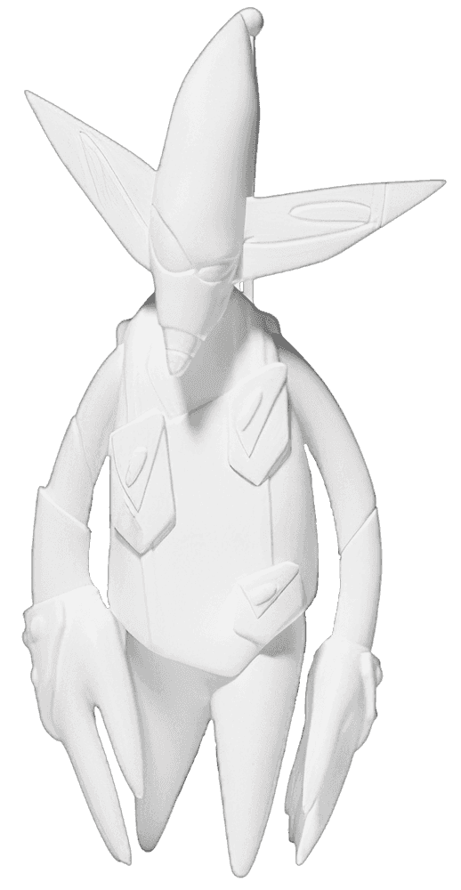 Futura, ‘FL 001 Pointman Figure (White)’, 22-09-2021, Sculpture, Vinyl, Self-released, 
