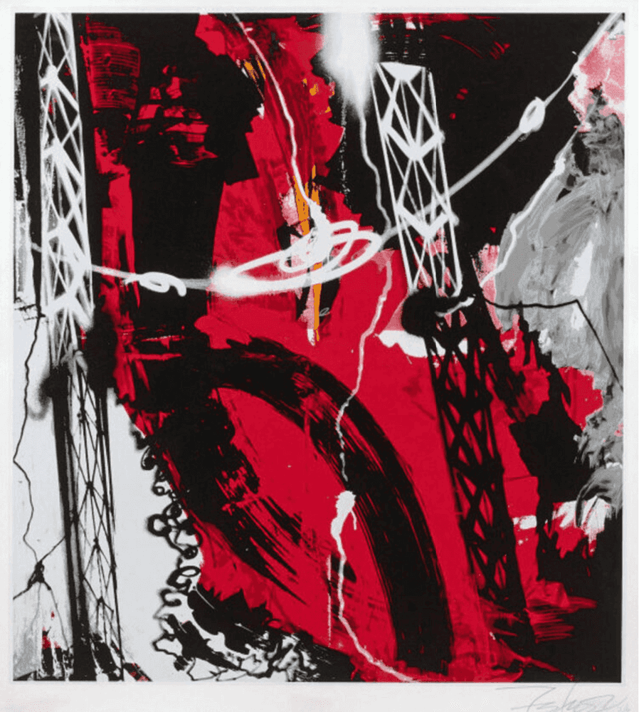 Futura, ‘Helix Object’, 2008, Print, 19 colour screenprint, Krunk, Numbered