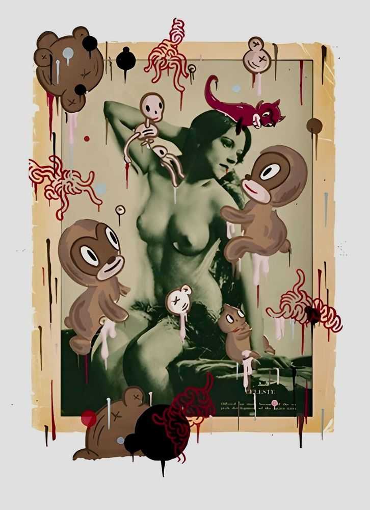 Gary Baseman, ‘Celeste’, 01-03-2008, Print, Screen Print, Decoder Ring, Numbered