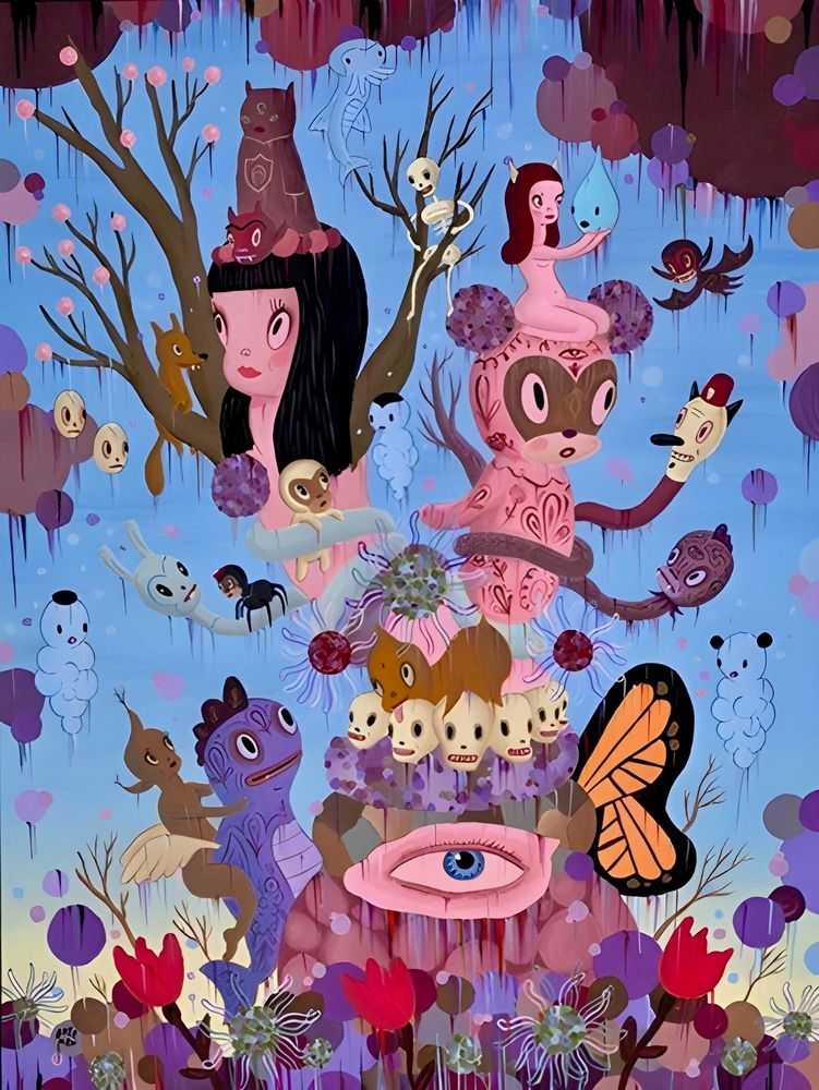 Gary Baseman, ‘The Explosion Of Dream Reality’, 02-03-2011, Print, Giclee Print, Corey Helford Gallery, Numbered