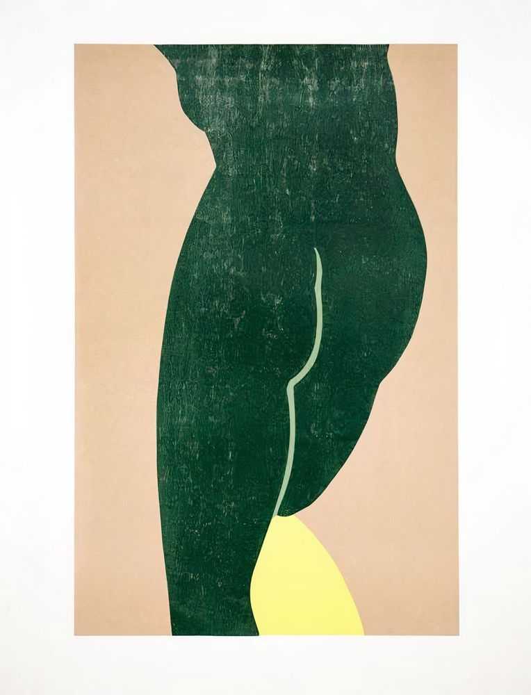 Gary Hume, ‘Yellow Slip’, 16-02-2017, Print, Japanese woodblock print, Royal Academy of Arts, Numbered, Dated