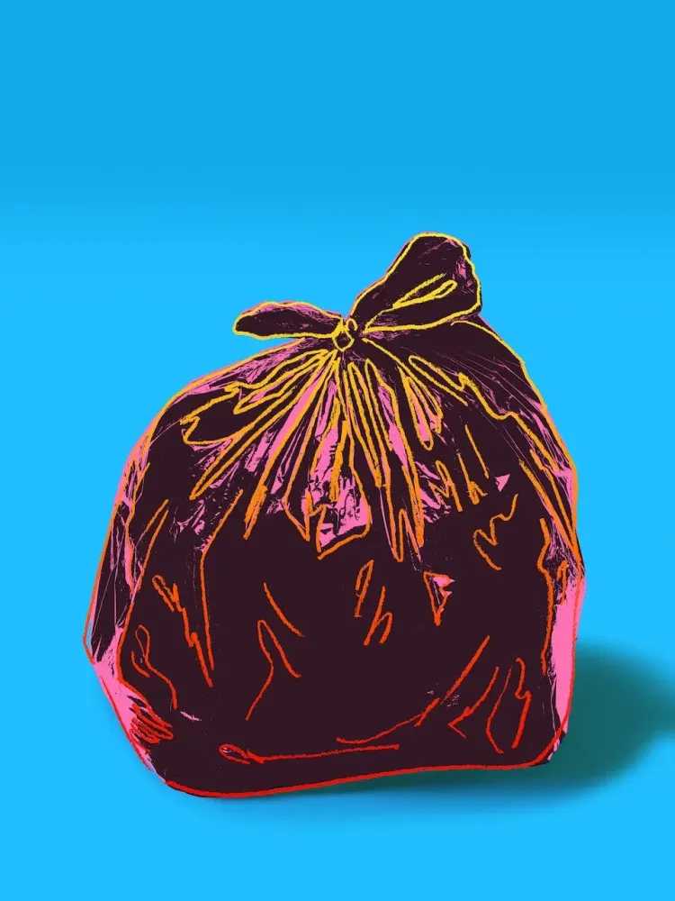 Gavin Turk, ‘Blue Trash’, 2022, Print, Injet print, Paul Stolper Gallery, Numbered