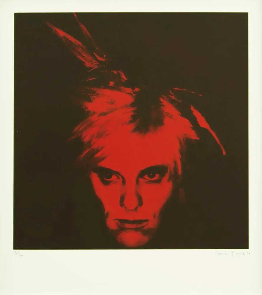 Gavin Turk, ‘Fright Wig (Red)’, 2010, Print, Silkscreen, Paul Stolper Gallery, Numbered