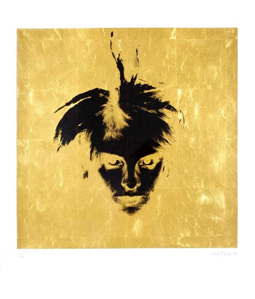 Gavin Turk, ‘Me as Him (Gold)’, 2006, Print, 24 Carat gold leaf on Somerset 410gsm, Paul Stolper Gallery, Numbered