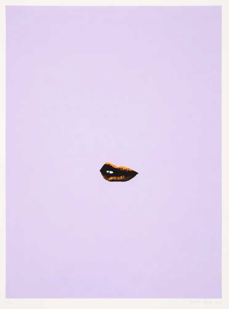 Gavin Turk, ‘Sneer (Lilac)’, 18-10-2013, Print, Silkscreen, Paul Stolper Gallery, Numbered