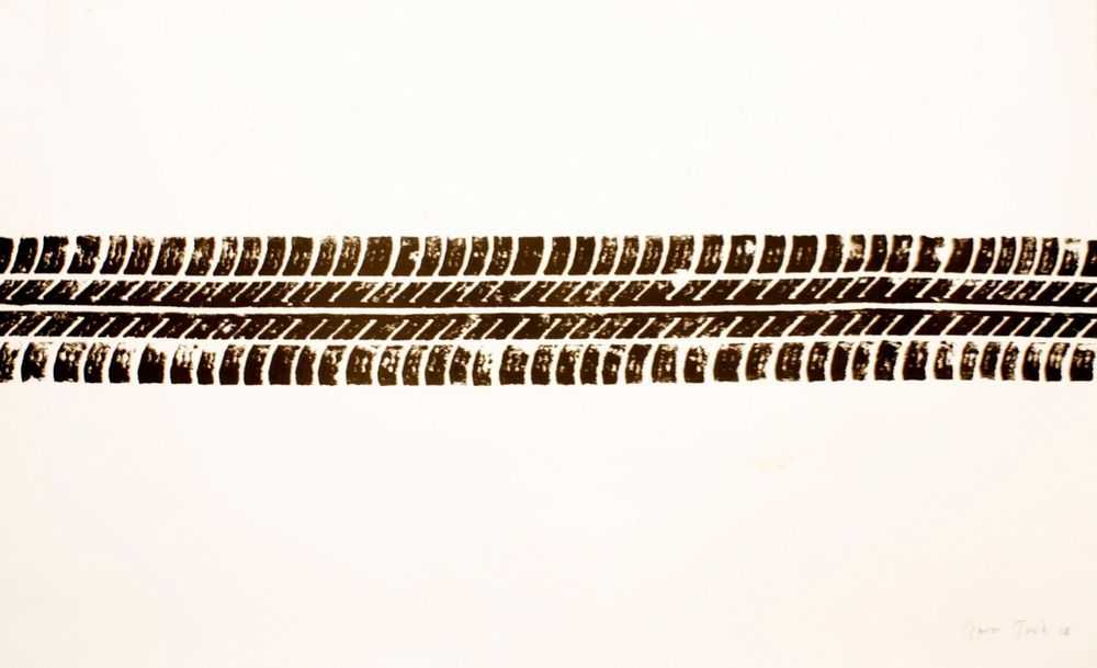 Gavin Turk, ‘Tyre Print’, 2008, Print, Screenprint, null, 
