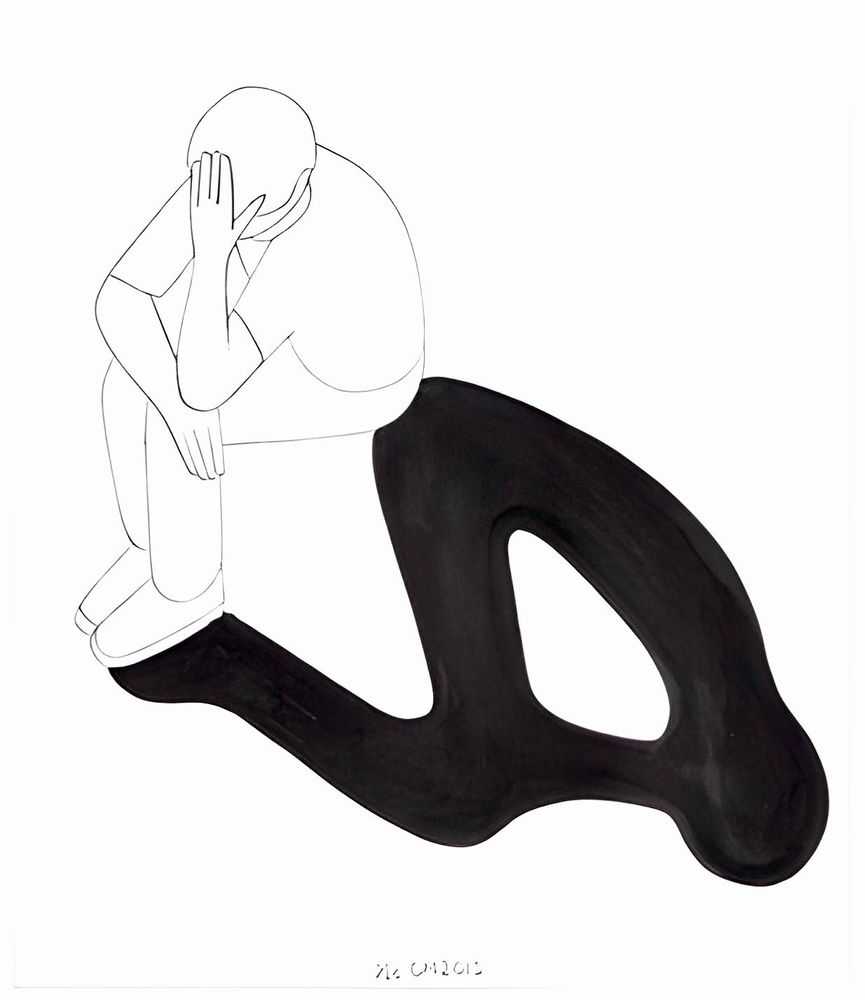 Geoff McFetridge, ‘On The Curb’, 16-09-2015, Print, Giclee Print, Exhibition A, Numbered, Handfinished