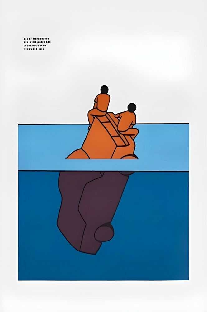 Geoff McFetridge, ‘Rust Drinkers’, 16-12-2022, Print, Screen Print, Louis Buhl & Co, 