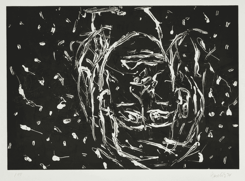 Georg Baselitz, ‘Panzerfahrer’, 1984, Print, Aquatint, null, Numbered, Dated