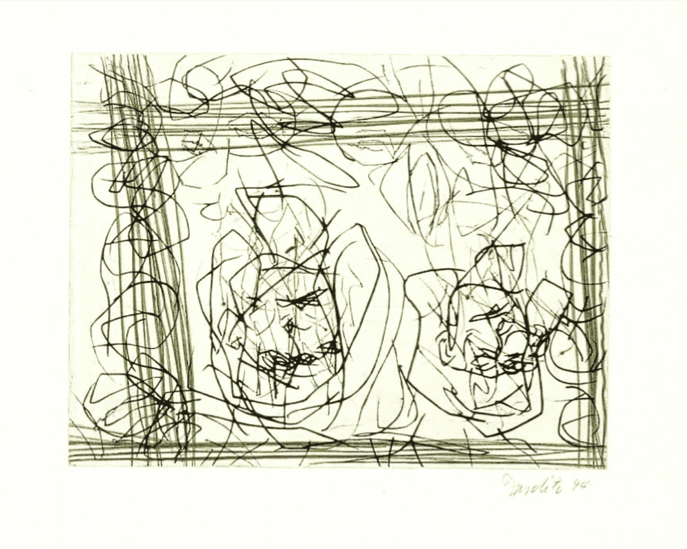 Georg Baselitz, ‘Rosa’, 1994, Print, Dry-point, etching, Galerie Klüser, Numbered, Dated