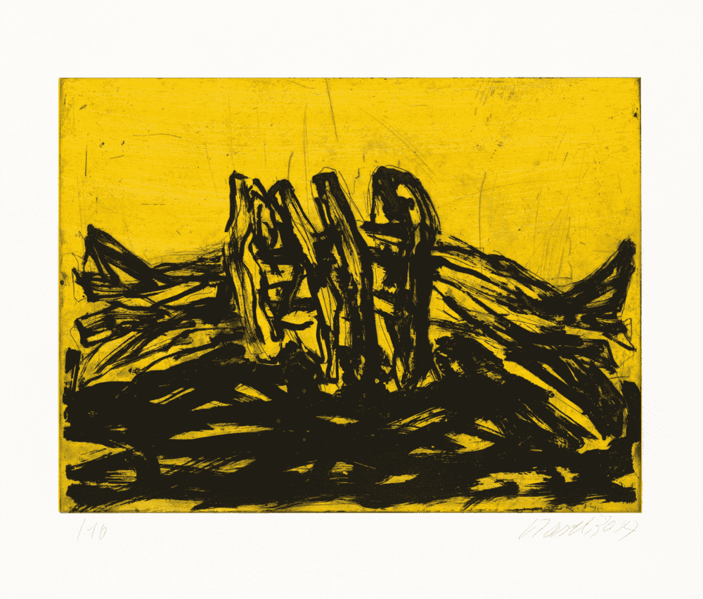 Georg Baselitz, ‘Winterschlaf VI’, 2014, Print, Etching, null, Numbered, Dated