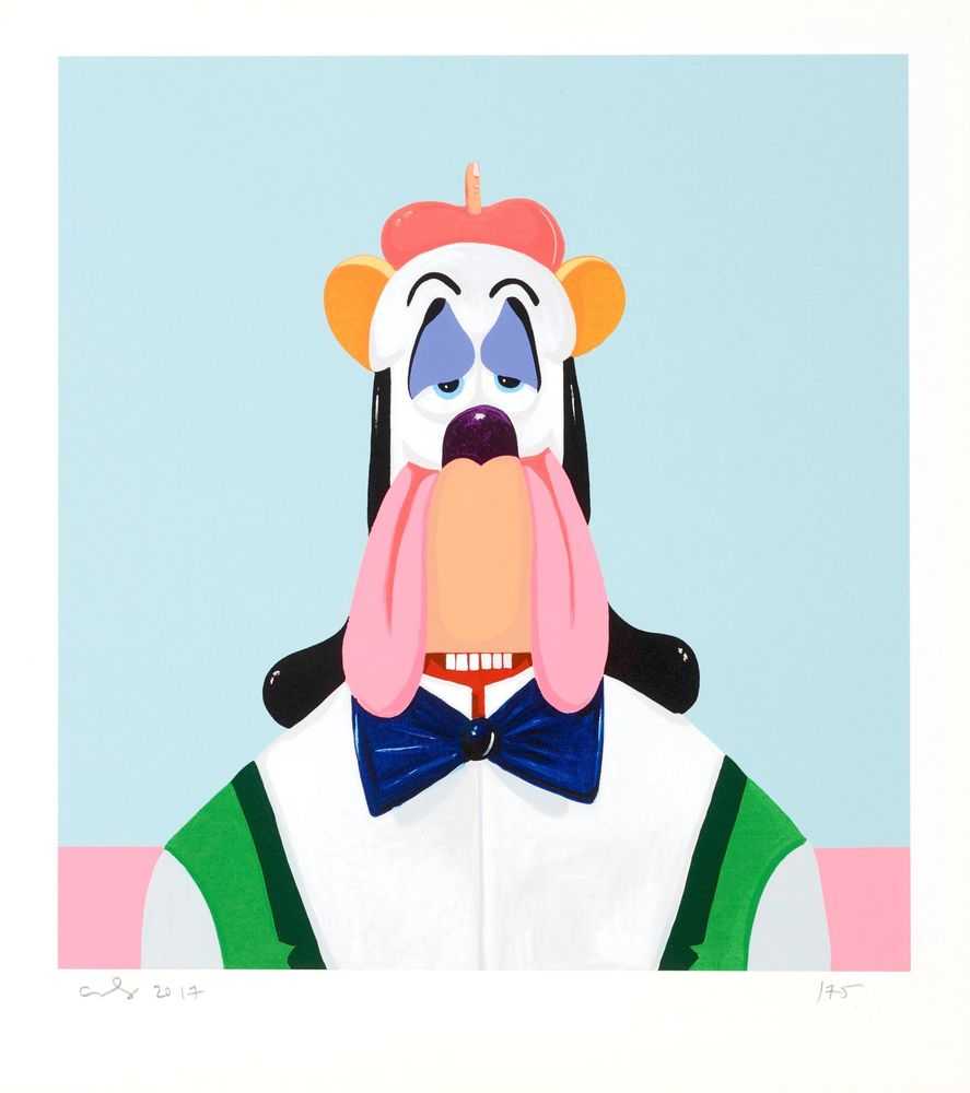 George Condo, ‘Droopy Dog Abstraction’, 07-03-2017, Print, 17 color silkscreen on coventry rag 335gsm, Art & Culture Projects, Numbered