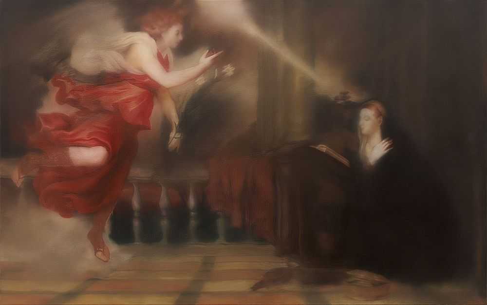 Gerhard Richter, ‘Annunciation after Titian (P12)’, 2015, Print, Diasec mounted chromogenic print on aluminium, HENI, Numbered