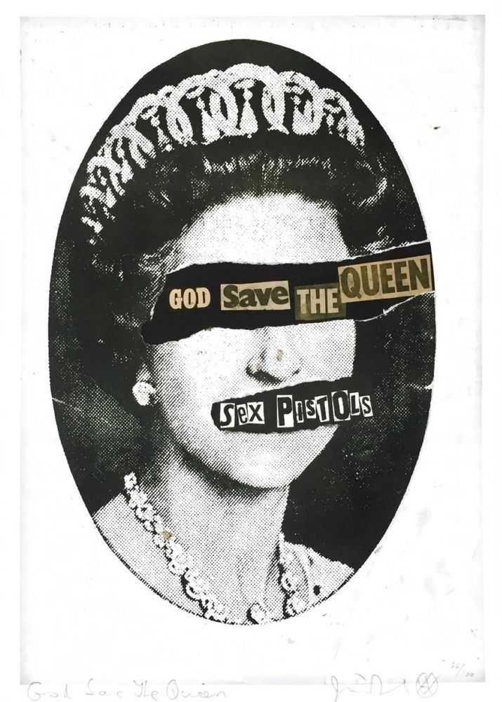 Jamie Reid, ‘God Save The Queen Collage (Small)’, 2008, Print, Fine art print, null, Numbered