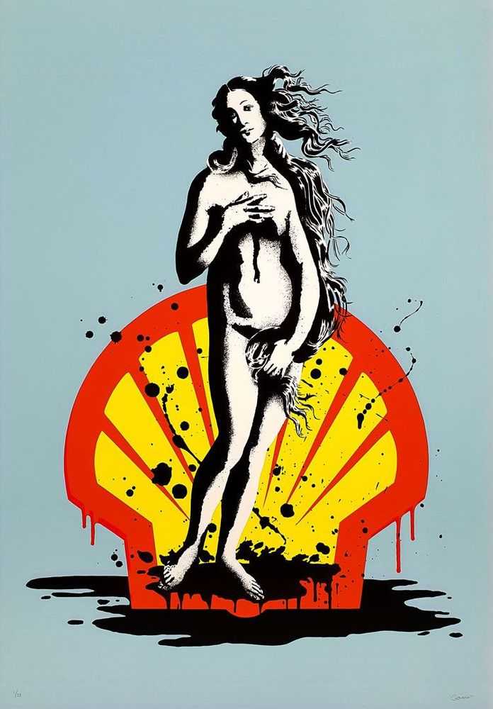 Goin, ‘Hell From the Shell’, 2021, Print, 4 colors screenprint, Self-released, Numbered