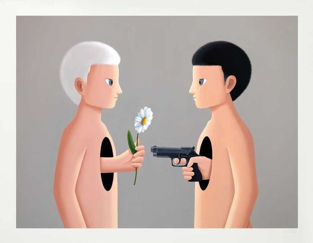 Gongkan, ‘The Lover and The Killer (Print)’, 2024, Print, Silkscreen print, DDT, Numbered