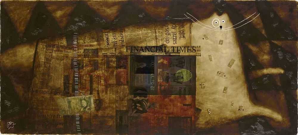 Govinder Nazran, ‘London Pussy’, 2014, Print, Giclee on board, Castle Fine Art, Numbered