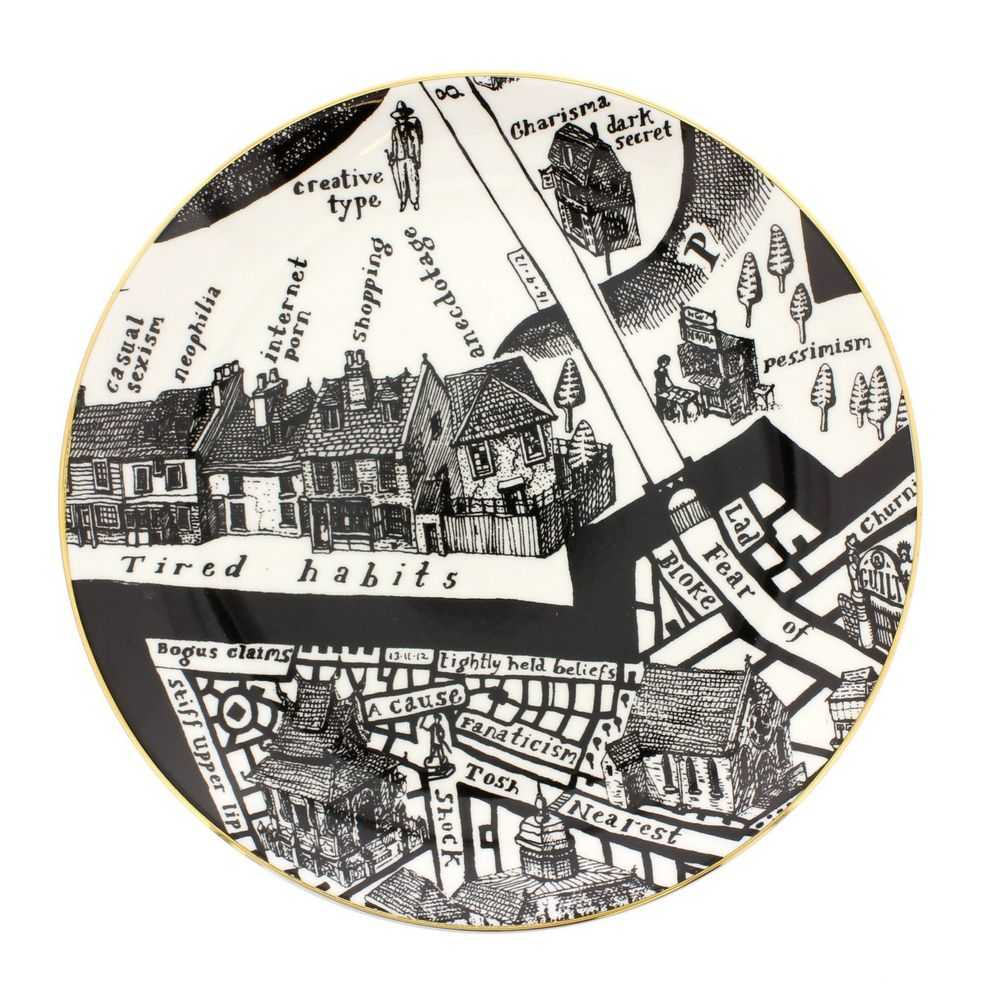 Grayson Perry, ‘Map Of Days - Tired Habits (Plate)’, 2023, Collectible, Ceramic plate, null, 