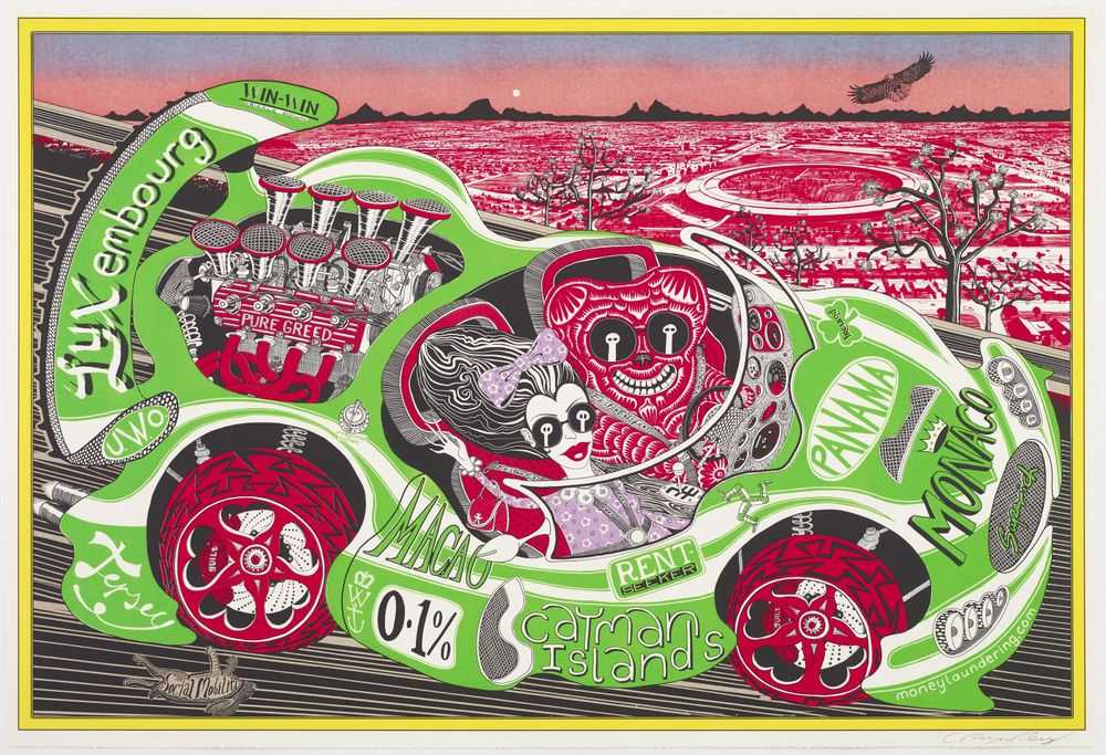 Grayson Perry, ‘Sponsored By You’, 26-09-2019, Print, Etching, Paragon Press, Numbered