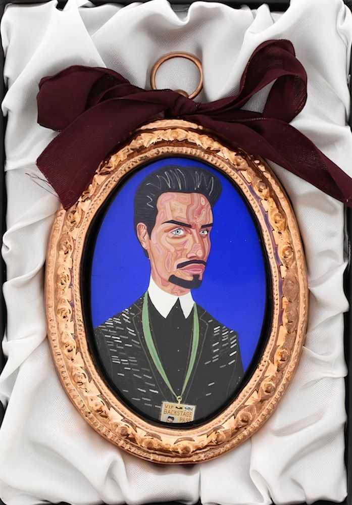 Grayson Perry, ‘The Earl of Essex (Rylan Clark)’, 2014, Sculpture, Enamel on plaster of paris, glazed and set in a copper alloy frame, National Portrait Gallery, Numbered, Framed