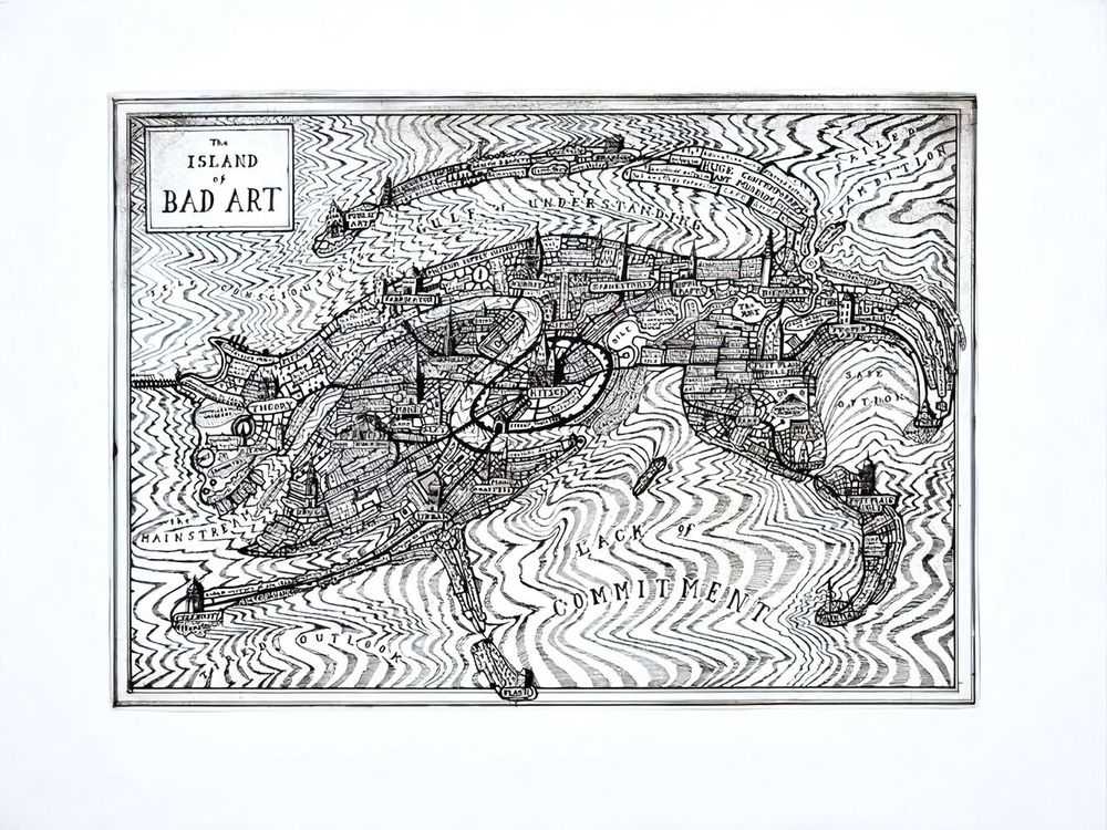 Grayson Perry, ‘The Island Of Bad Art’, 2013, Print, Etching, Royal Academy of Arts, Numbered