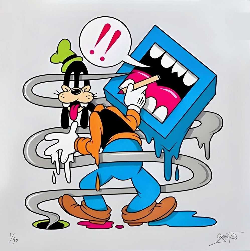 Greg Mike, ‘Goofin' Up’, 11-12-2020, Print, Screen Print, Self Released, Numbered