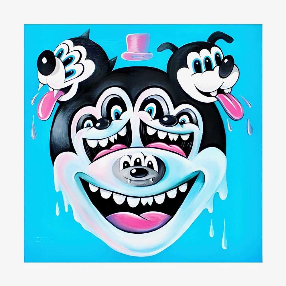 Greg Mike, ‘Melty Mickey Mouf’, 13-02-2014, Print, Giclee Print, Stupid Krap, Numbered