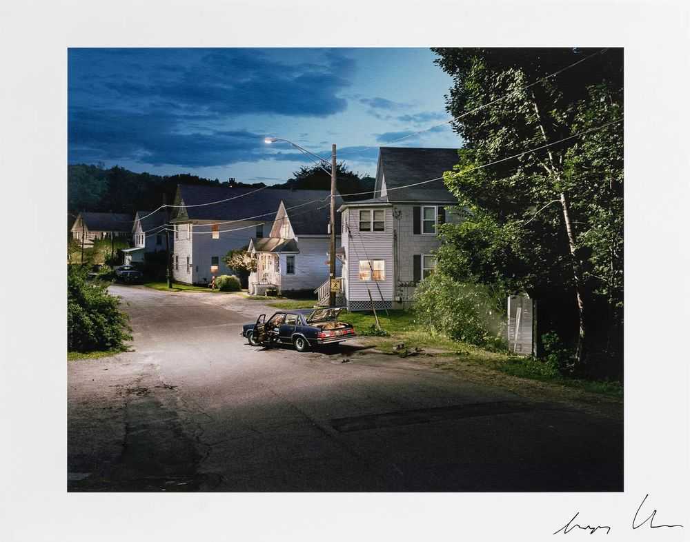 Gregory Crewdson, ‘Untitled [Man in Car with Shed]’, 2023, Print, Digital pigment print on 305gsm Moab Juniper Baryta paper, Avant Arte, 