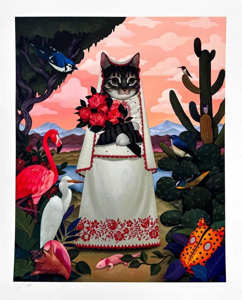 Gustavo Rimada, ‘Gatita Del Valle’, 2024, Print, Fine-art print on Signa Smooth 300gsm archival cotton rag paper, null, 