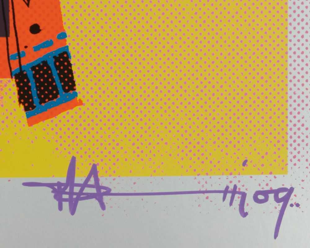 Paul Insect, ‘Happy Dreams (Special)’, 2009, Print, Seven colour screenprint on silver paper, Pictures On Walls, Numbered, Dated