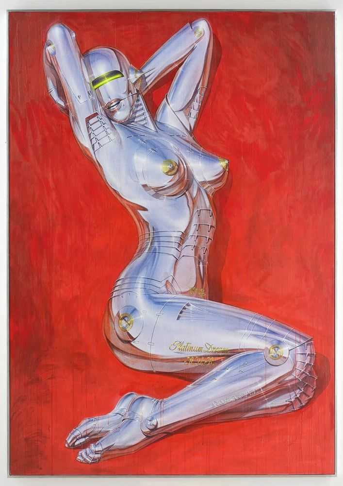 Hajime Sorayama, ‘Untitled (Marilyn Print)’, 12-05-2022, Print, Pigment print on paper, Almine Rech Editions, Numbered