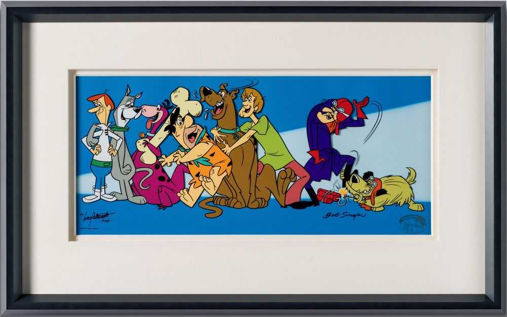 Hanna-Barbera, ‘A Man and His Dog’, 2022, Print, Fine Art Print, Castle Fine Art, Numbered, Framed
