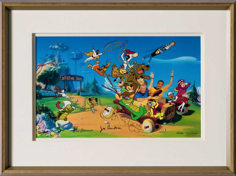 Hanna-Barbera, ‘Bill, Joe And The Gang’, 2022, Print, Fine Art Print, Castle Fine Art, Numbered, Framed