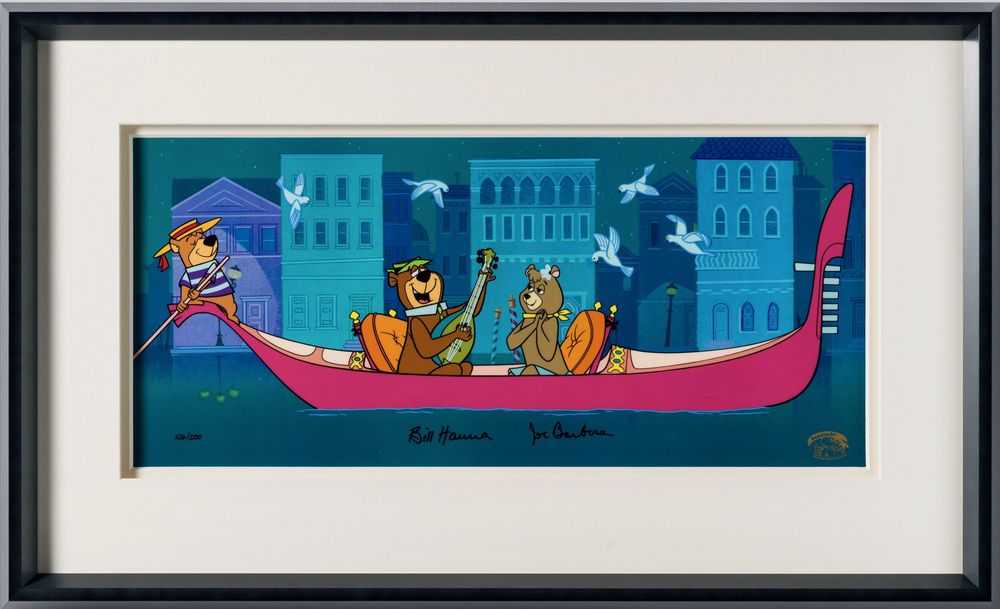 Hanna-Barbera, ‘Romance on the Grand Canal’, 2022, Print, Fine Art Print, Castle Fine Art, Numbered, Framed