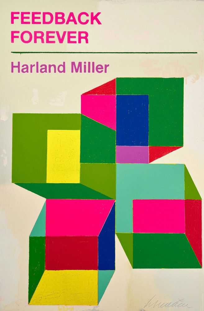 Harland Miller, ‘Feedback Forever’, 2025, Print, Woodcut print, Manifold Editions, Numbered