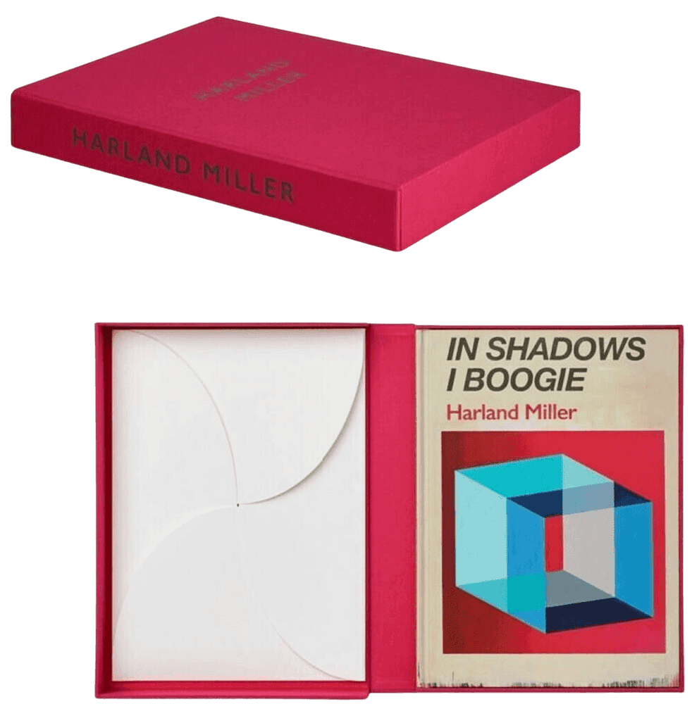 Harland Miller, ‘In Shadows I Boogie (Box Print) (Red)’, 2019, Print, Etching with letterpress relief printing, Phaidon, Numbered