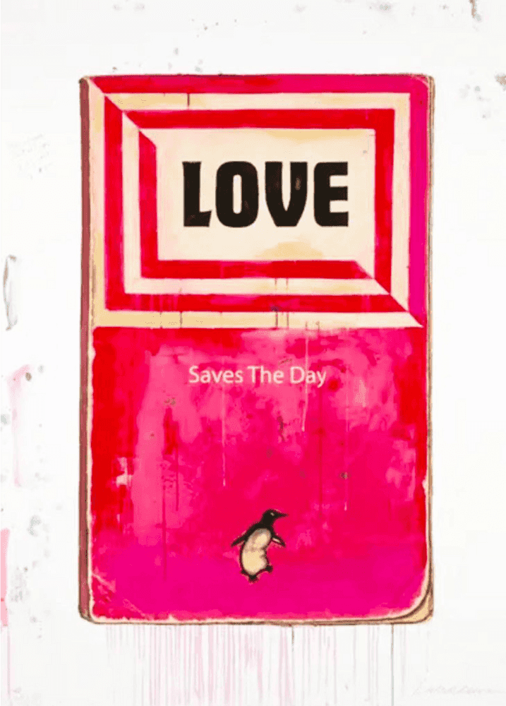 Harland Miller, ‘Love Saves The Day’, 2013, Print, 15 colour screenprint on 410gsm Somerset paper, White Cube, Numbered