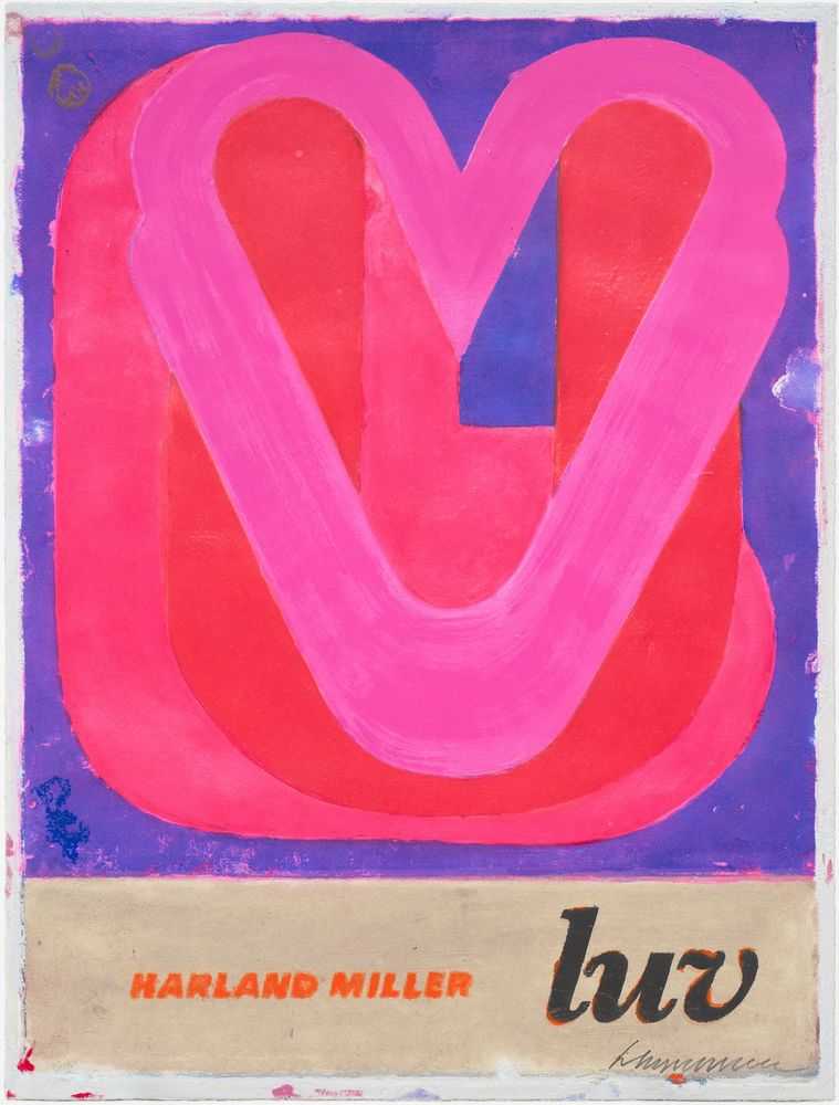 Harland Miller, ‘Luv’, 2026, Print, Etching, Manifold Editions, Numbered