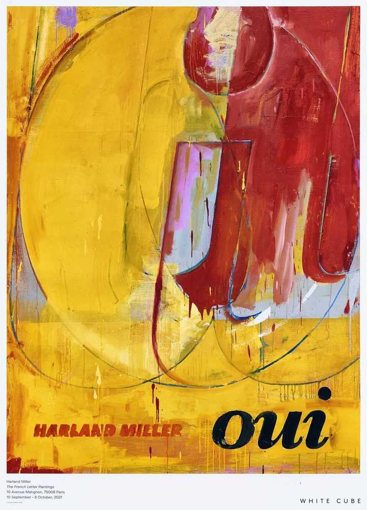 Harland Miller, ‘Oui (Unsigned)’, 2021, Print, Offset lithography, White Cube, 